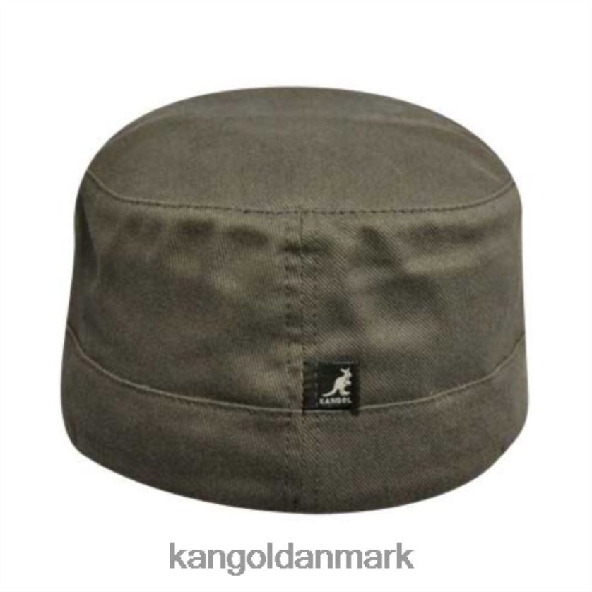 Kangol Danmark - Kangol unisex grøn Army kasket i bomuldstwill tilbehør 84N208261