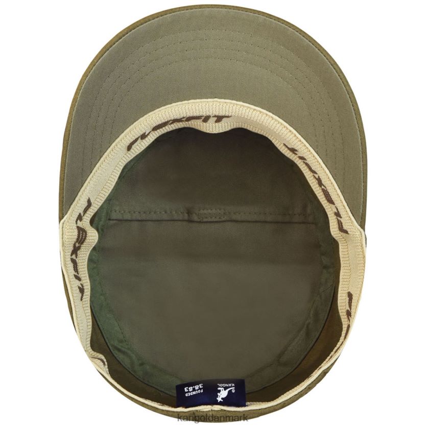 Kangol Danmark - Kangol unisex grøn ripstop army kasket tilbehør 84N208268