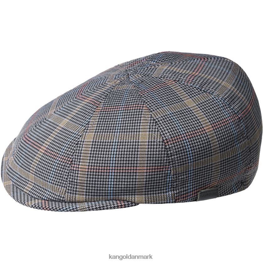 Kangol Danmark - Kangol unisex grå plaid mønster flexfit kasket tilbehør 84N208774