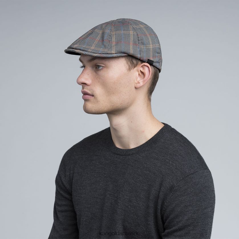Kangol Danmark - Kangol unisex grå plaid mønster flexfit kasket tilbehør 84N208774