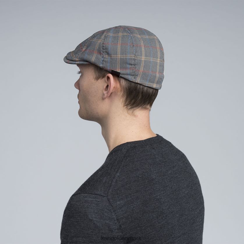 Kangol Danmark - Kangol unisex grå plaid mønster flexfit kasket tilbehør 84N208774