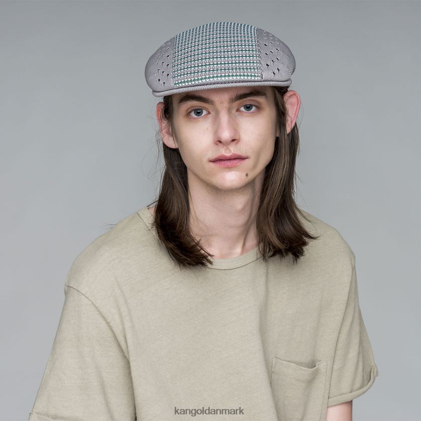 Kangol Danmark - Kangol unisex grå preppy ventil 504 tilbehør 84N208103
