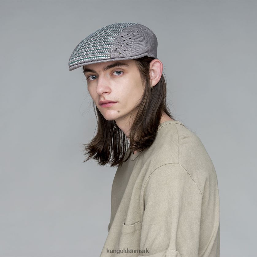 Kangol Danmark - Kangol unisex grå preppy ventil 504 tilbehør 84N208103