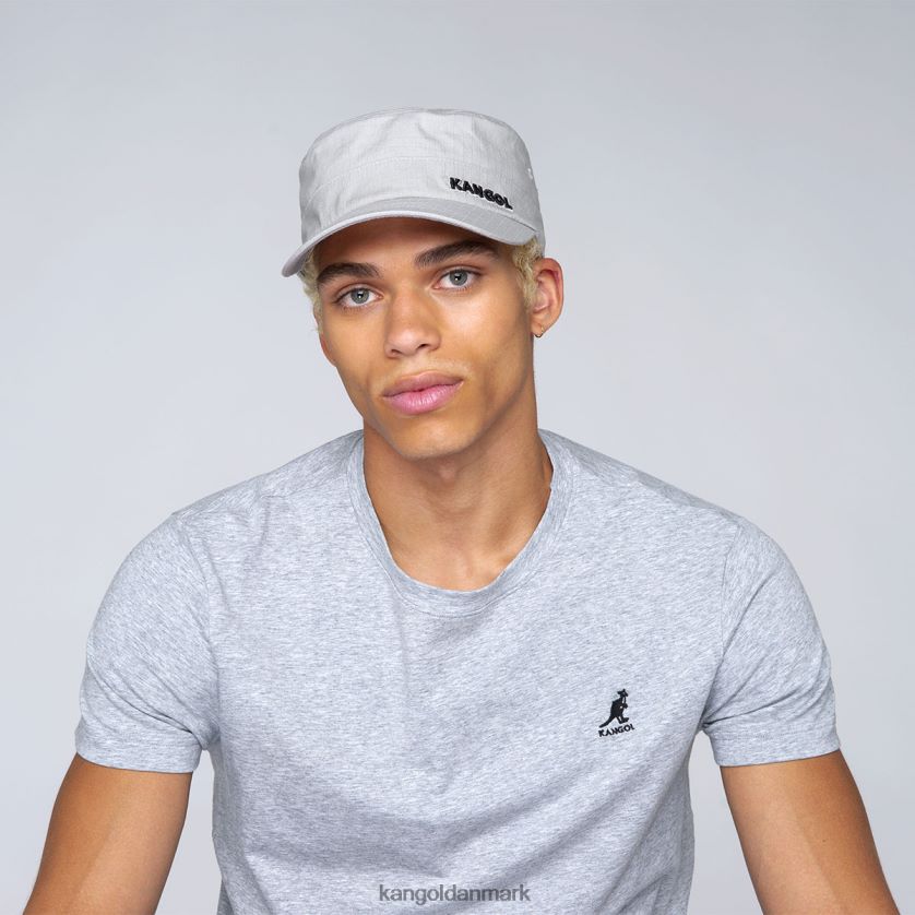 Kangol Danmark - Kangol unisex grå ripstop army kasket tilbehør 84N208269