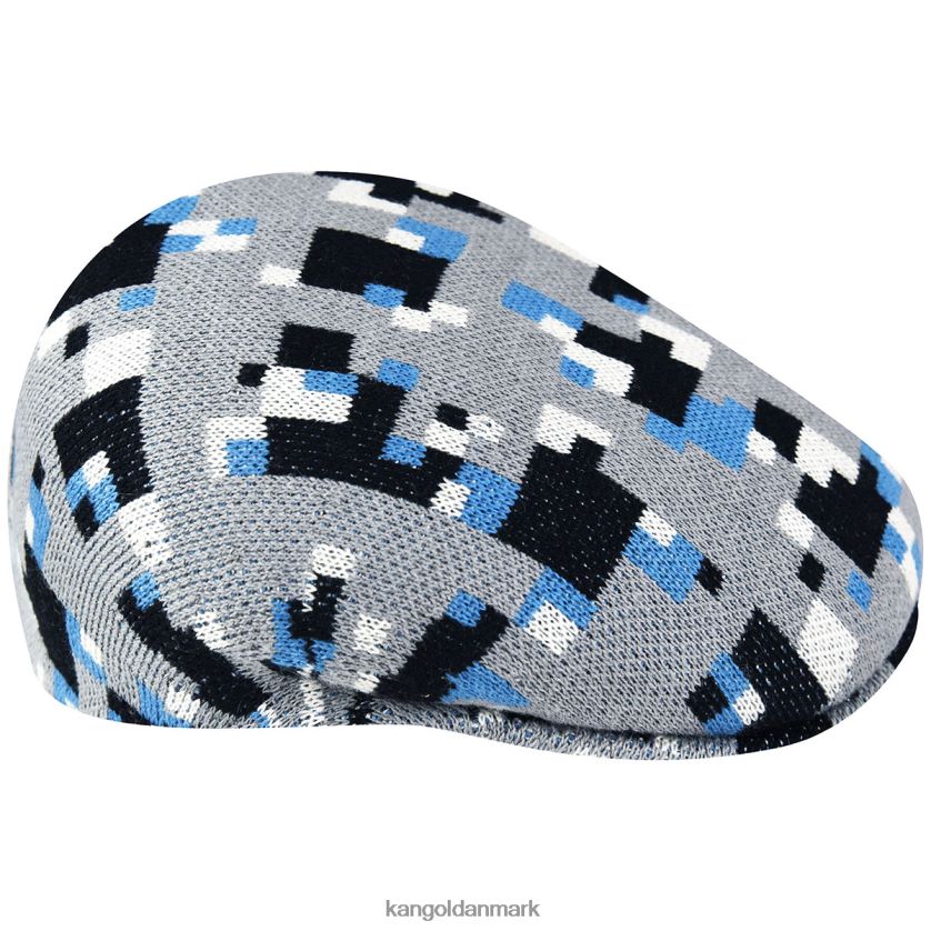 Kangol Danmark - Kangol unisex grå/sort pixeleret plaid 504 tilbehør 84N20852