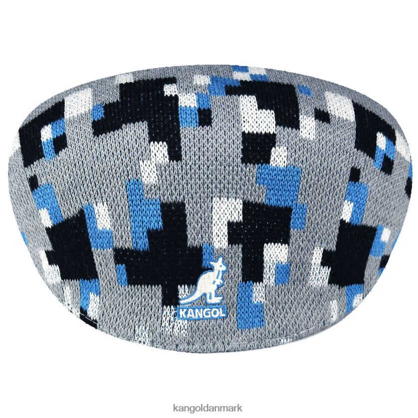 Kangol Danmark - Kangol unisex grå/sort pixeleret plaid 504 tilbehør 84N20852