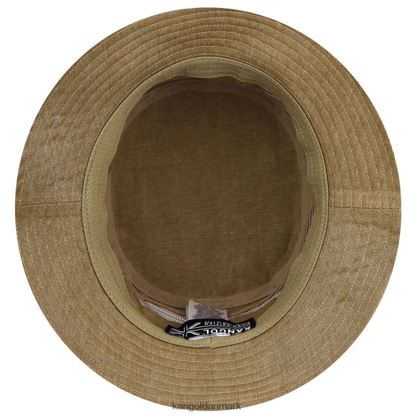 Kangol Danmark - Kangol unisex havre bøtte i distressed bomuldsnet tilbehør 84N208472