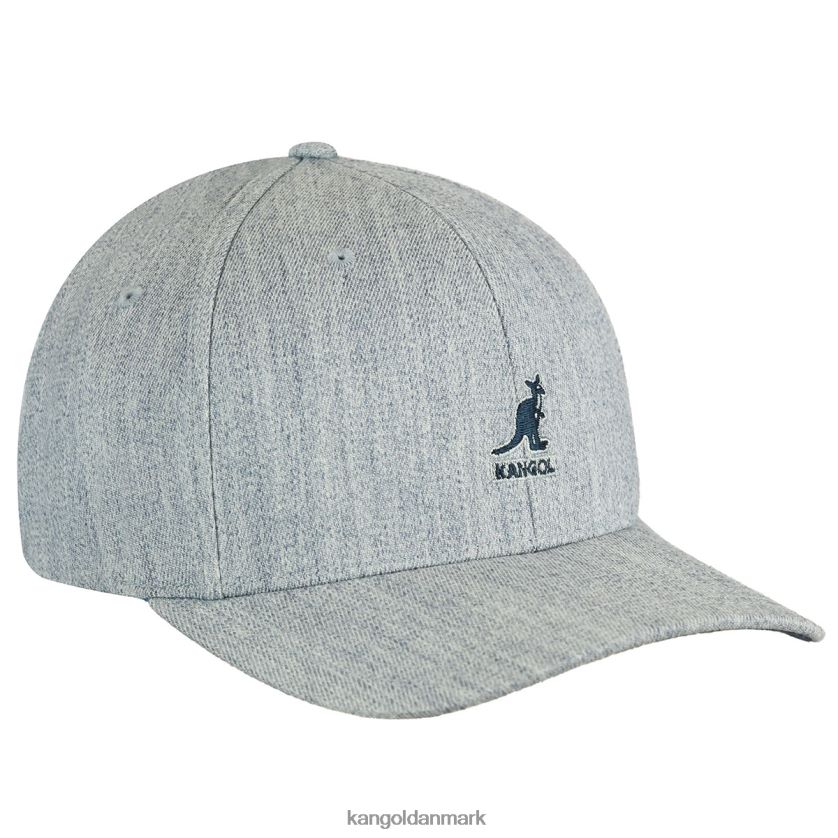 Kangol Danmark - Kangol unisex ht. blå uld flexfit baseball tilbehør 84N208320