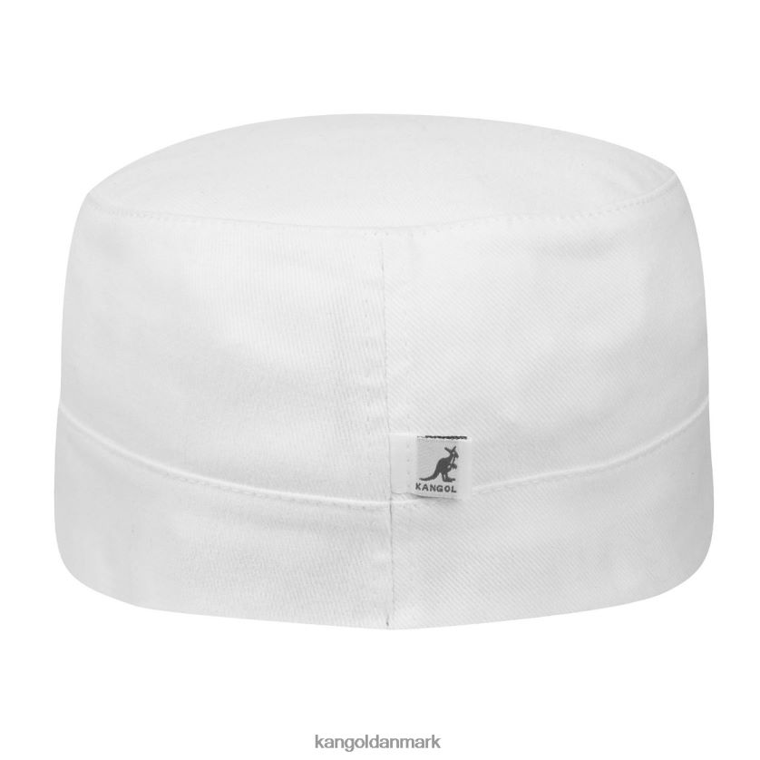 Kangol Danmark - Kangol unisex hvid Army kasket i bomuldstwill tilbehør 84N208266