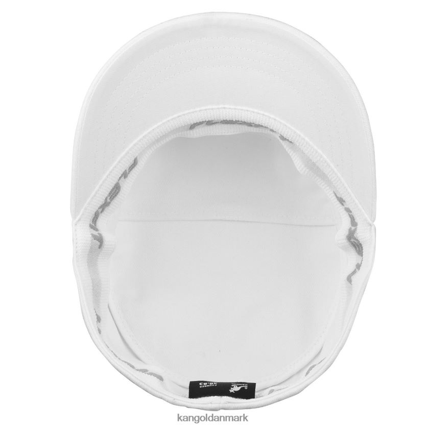 Kangol Danmark - Kangol unisex hvid Army kasket i bomuldstwill tilbehør 84N208266