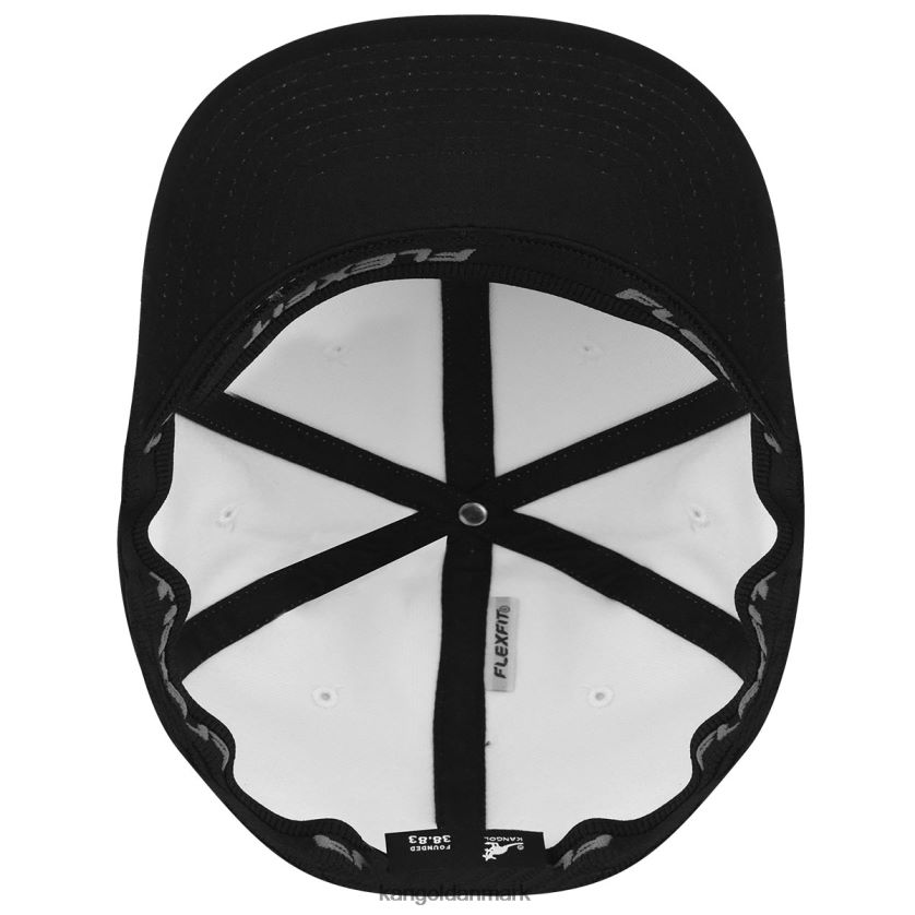 Kangol Danmark - Kangol unisex hvid/sort 3d uld flexfit baseball tilbehør 84N208301