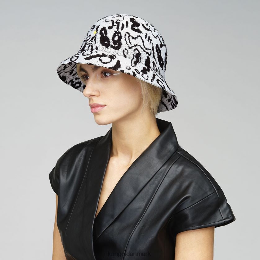Kangol Danmark - Kangol unisex hvid/sort street king afslappet tilbehør 84N208473