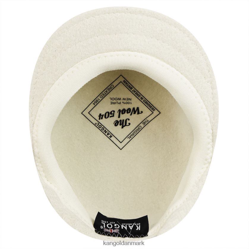 Kangol Danmark - Kangol unisex hvid uld 504 tilbehør 84N208139