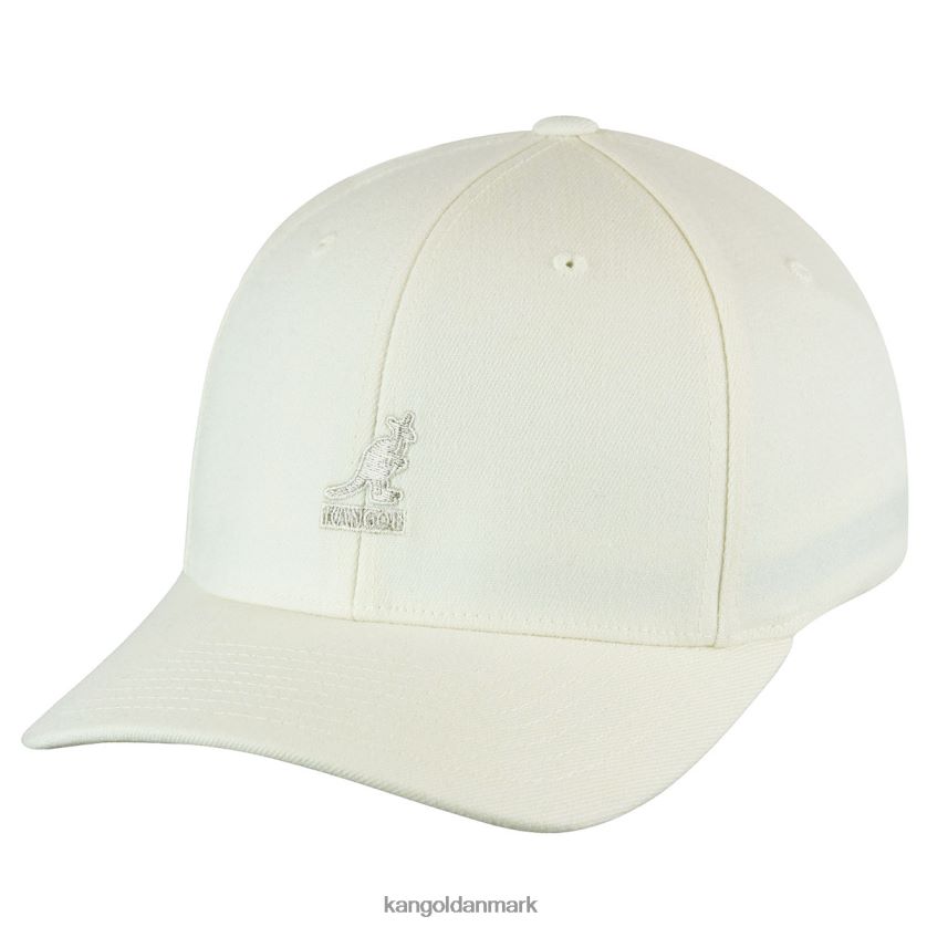 Kangol Danmark - Kangol unisex hvid uld flexfit baseball tilbehør 84N208325