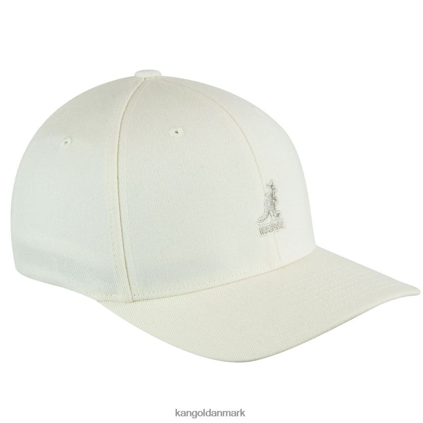 Kangol Danmark - Kangol unisex hvid uld flexfit baseball tilbehør 84N208325