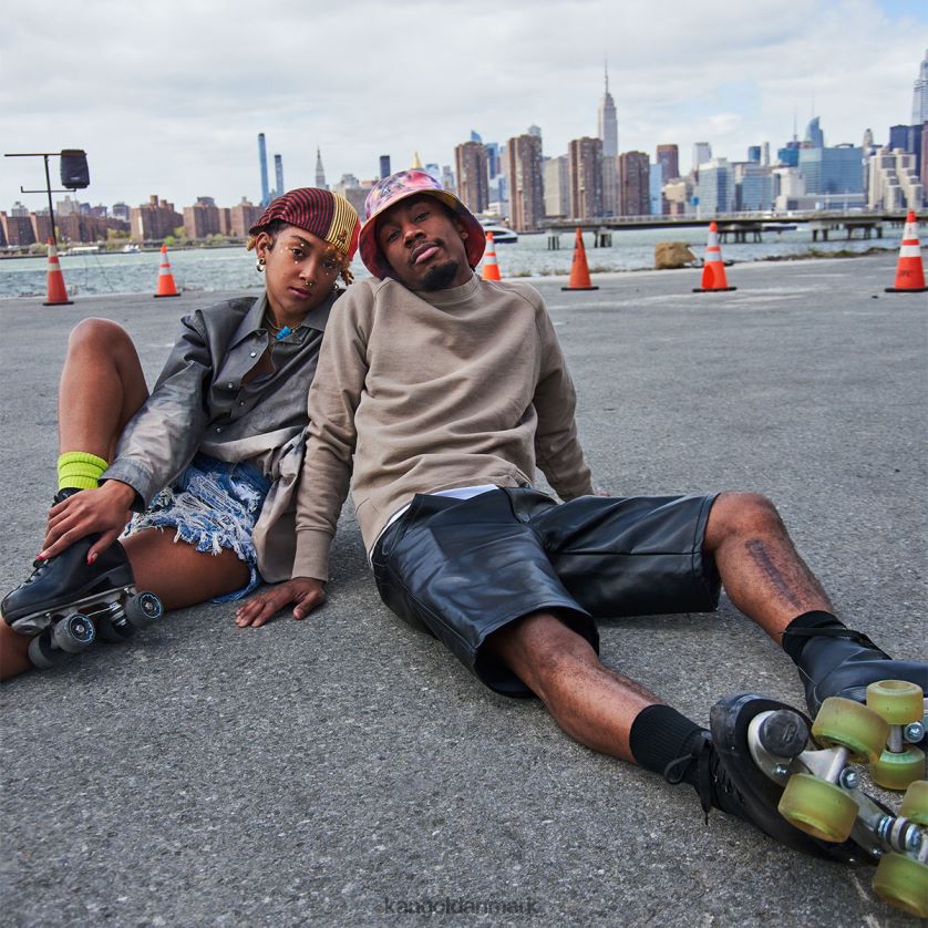 Kangol Danmark - Kangol unisex iced lilla multi tri tone rib 504 tilbehør 84N208100