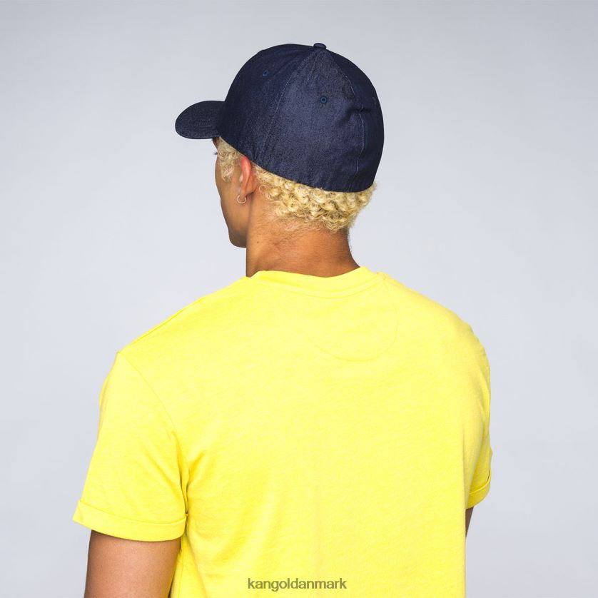 Kangol Danmark - Kangol unisex indigo denim baseballkasket tilbehør 84N208335