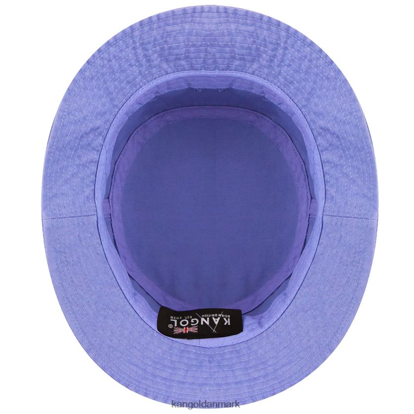 Kangol Danmark - Kangol unisex iset lilla vasket bøttehat tilbehør 84N208588