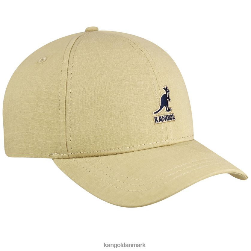 Kangol Danmark - Kangol unisex kaki ripstop essentiel baseball tilbehør 84N208366