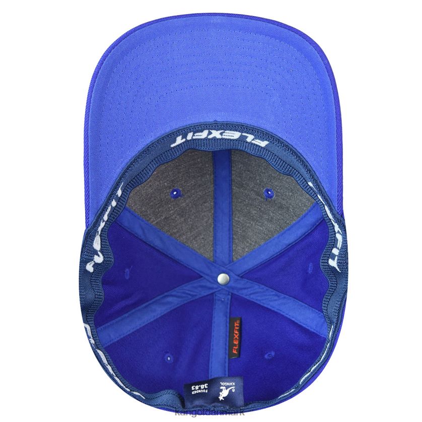 Kangol Danmark - Kangol unisex kongeblå uld flexfit baseball tilbehør 84N208323