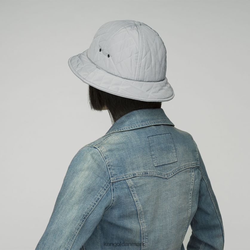 Kangol Danmark - Kangol unisex lysegrå quiltet afslappet tilbehør 84N208687