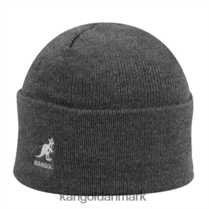 Kangol Danmark - Kangol unisex mørk flannel akryl manchet træk på tilbehør 84N208846