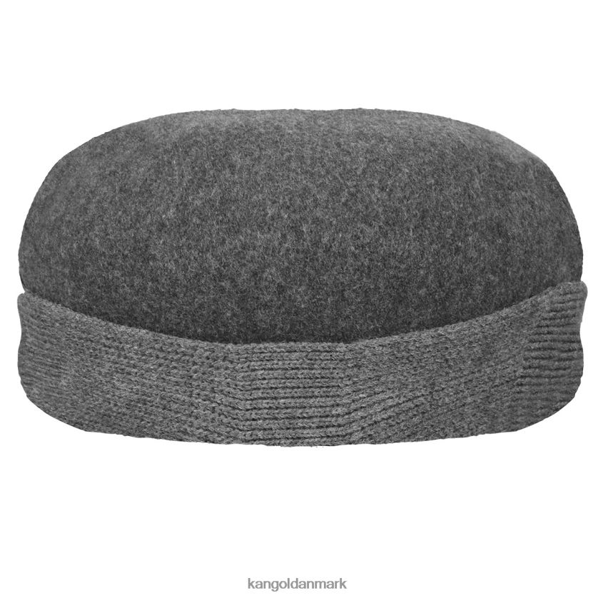 Kangol Danmark - Kangol unisex mørk flannel uld 504 øreklap tilbehør 84N208149