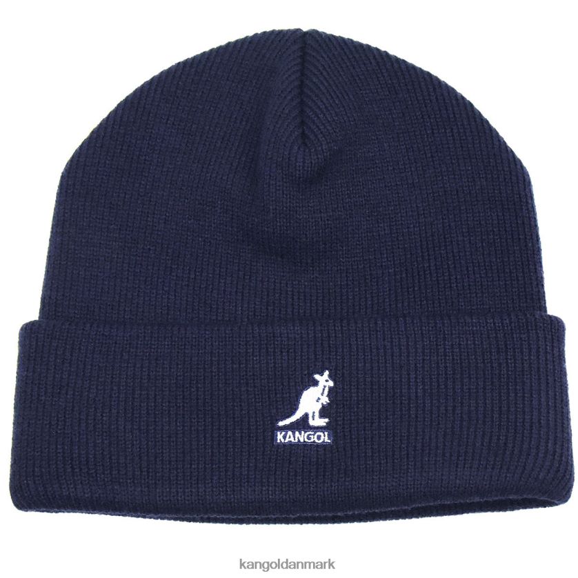 Kangol Danmark - Kangol unisex mørkeblå akryl manchet træk på tilbehør 84N208845