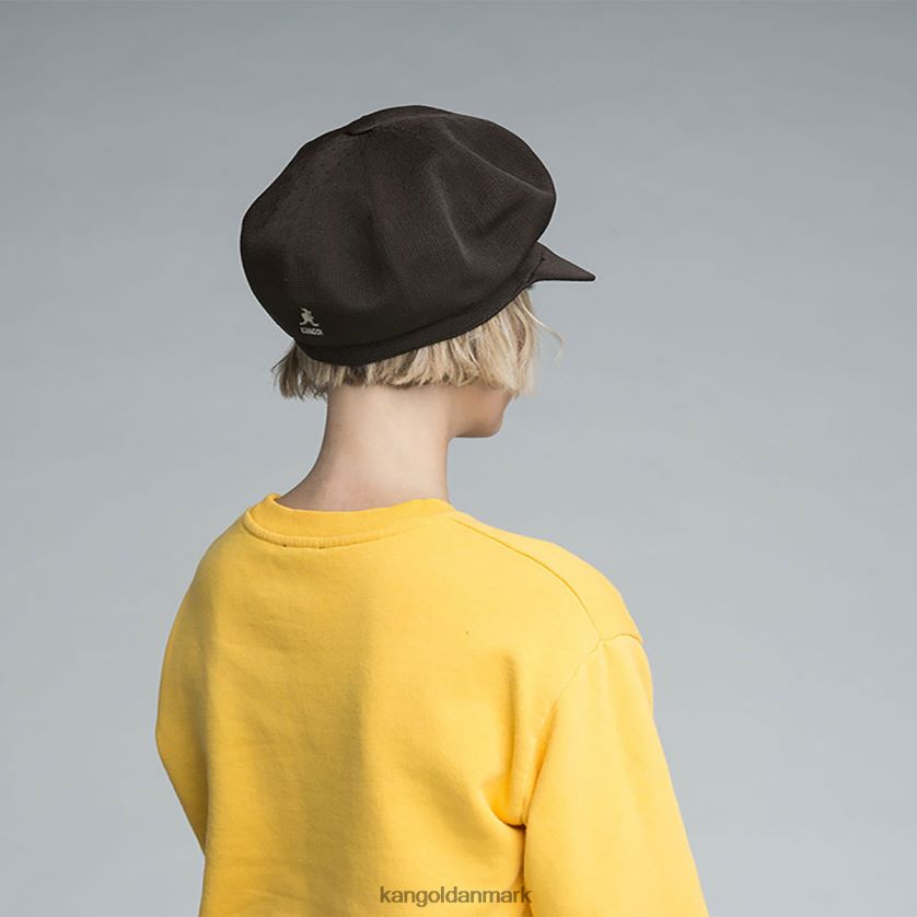 Kangol Danmark - Kangol unisex mørkebrun tropisk spitfire tilbehør 84N208886