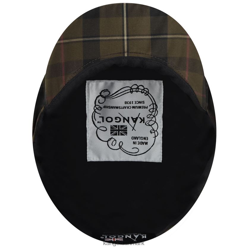 Kangol Danmark - Kangol unisex mahogni plaid britiske peebles tilbehør 84N208769