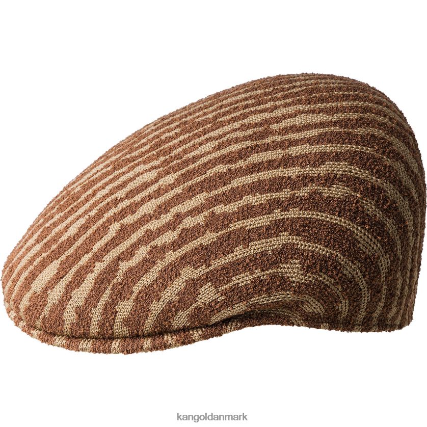 Kangol Danmark - Kangol unisex mahogni/tan gadekonge 504 tilbehør 84N2085