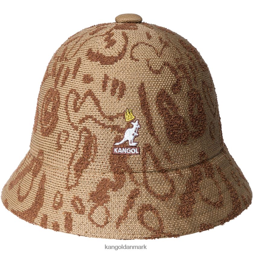 Kangol Danmark - Kangol unisex mahogni/tan street king afslappet tilbehør 84N208474
