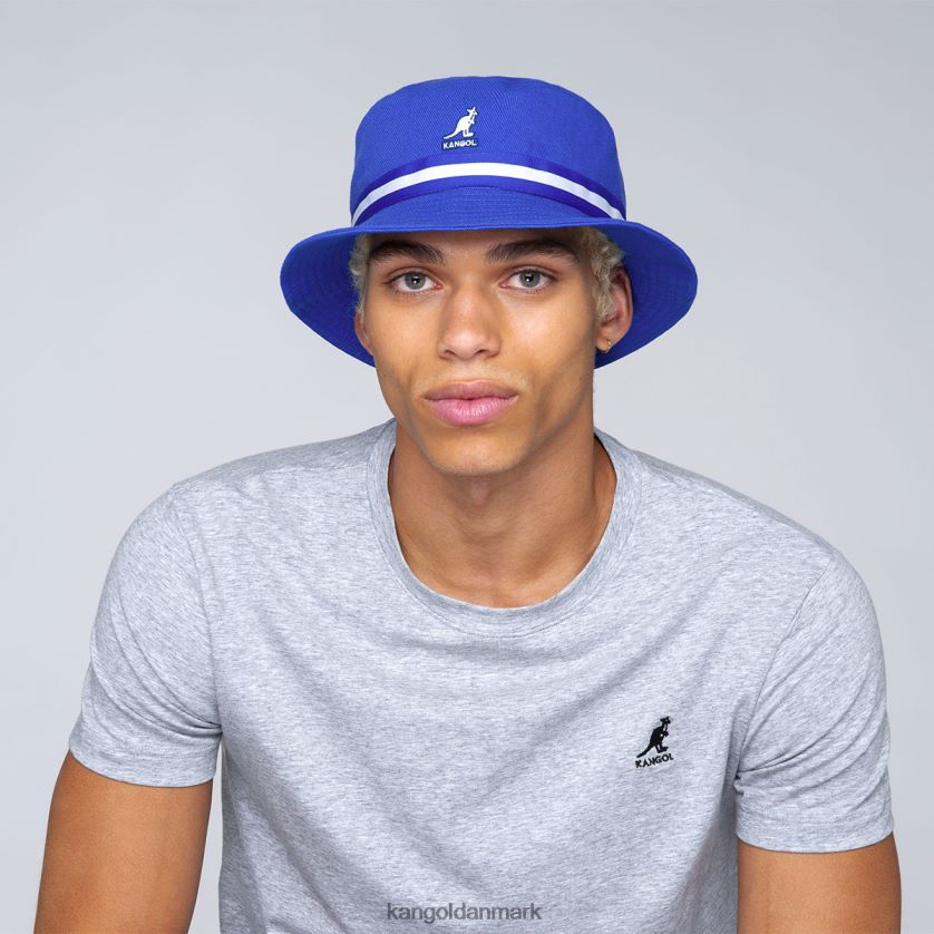 Kangol Danmark - Kangol unisex mykonos blå stribe spænde tilbehør 84N208532