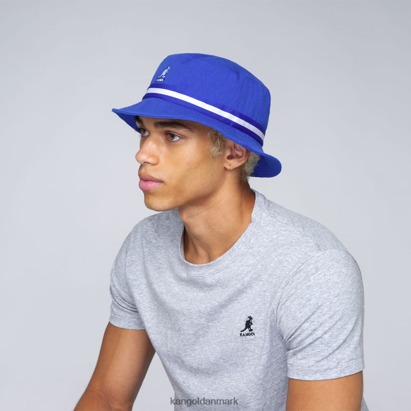 Kangol Danmark - Kangol unisex mykonos blå stribe spænde tilbehør 84N208532