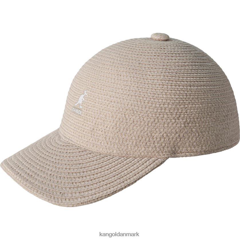 Kangol Danmark - Kangol unisex naturligt linned flettet spacecap tilbehør 84N208297