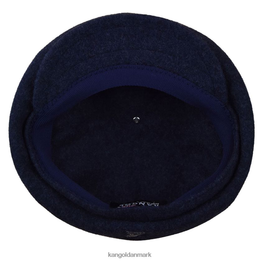 Kangol Danmark - Kangol unisex navy mergel uldhandler tilbehør 84N208793