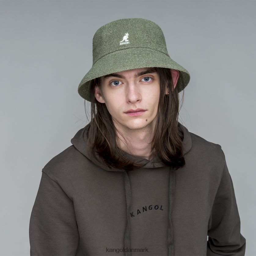 Kangol Danmark - Kangol unisex oliegrøn bermuda spand tilbehør 84N208624