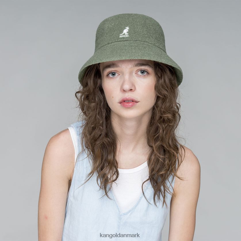 Kangol Danmark - Kangol unisex oliegrøn bermuda spand tilbehør 84N208624