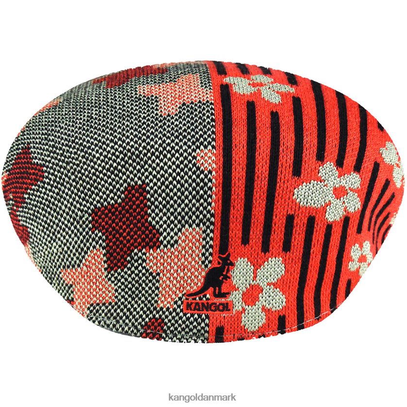 Kangol Danmark - Kangol unisex oliegrøn/kirsebærglød naturflip 504 tilbehør 84N20848