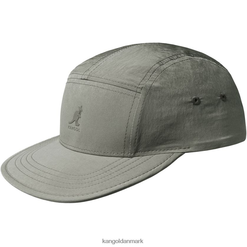 Kangol Danmark - Kangol unisex oliegrøn soft touch 5 panel baseball tilbehør 84N208277