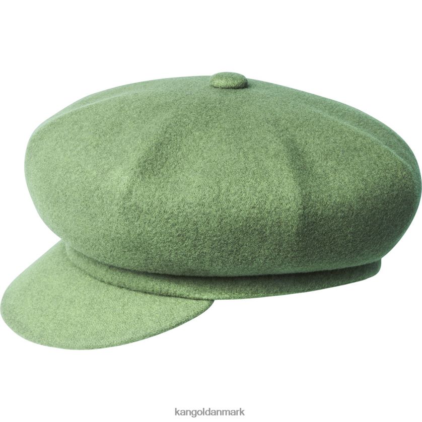 Kangol Danmark - Kangol unisex oliegrøn uld spitfire tilbehør 84N208897