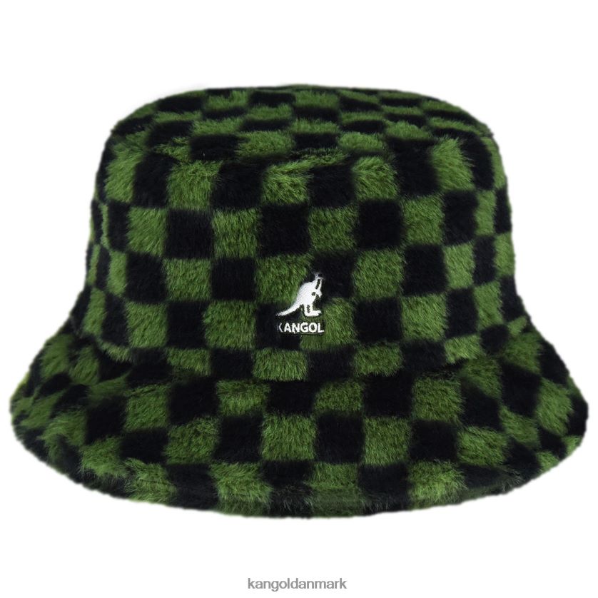 Kangol Danmark - Kangol unisex oliven tern spand i imiteret pels tilbehør 84N208712