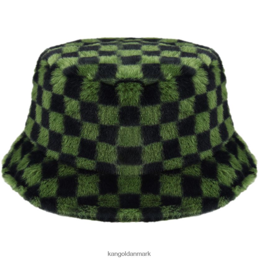 Kangol Danmark - Kangol unisex oliven tern spand i imiteret pels tilbehør 84N208712
