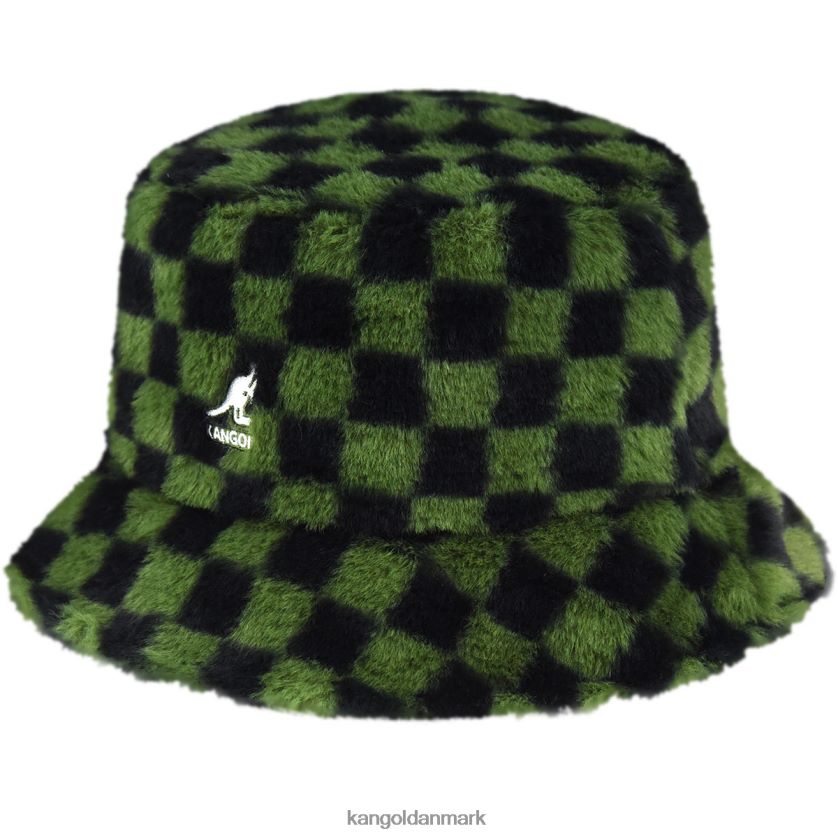 Kangol Danmark - Kangol unisex oliven tern spand i imiteret pels tilbehør 84N208712