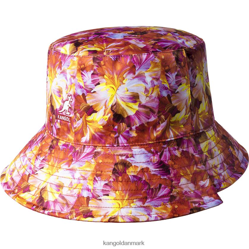 Kangol Danmark - Kangol unisex papaya mælk blomster vendbar blomstret spand tilbehør 84N208457