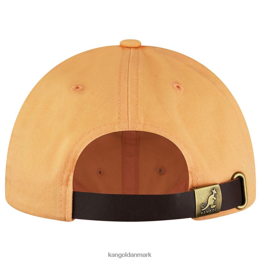 Kangol Danmark - Kangol unisex papaya mælk vasket baseball tilbehør 84N208349