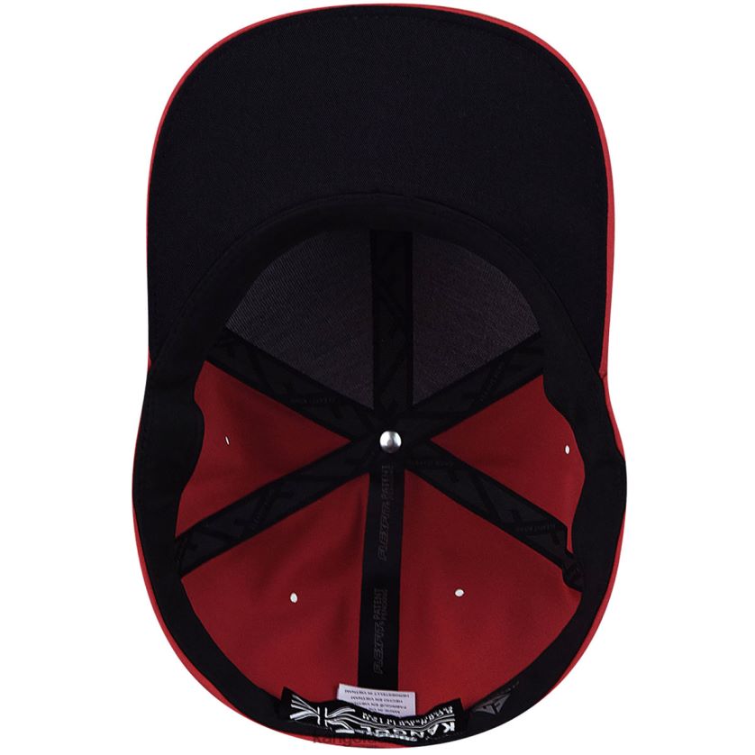 Kangol Danmark - Kangol unisex rød flexfit delta cap tilbehør 84N208391