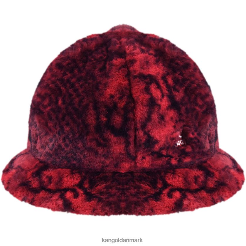 Kangol Danmark - Kangol unisex rød slange imiteret pels casual tilbehør 84N208703