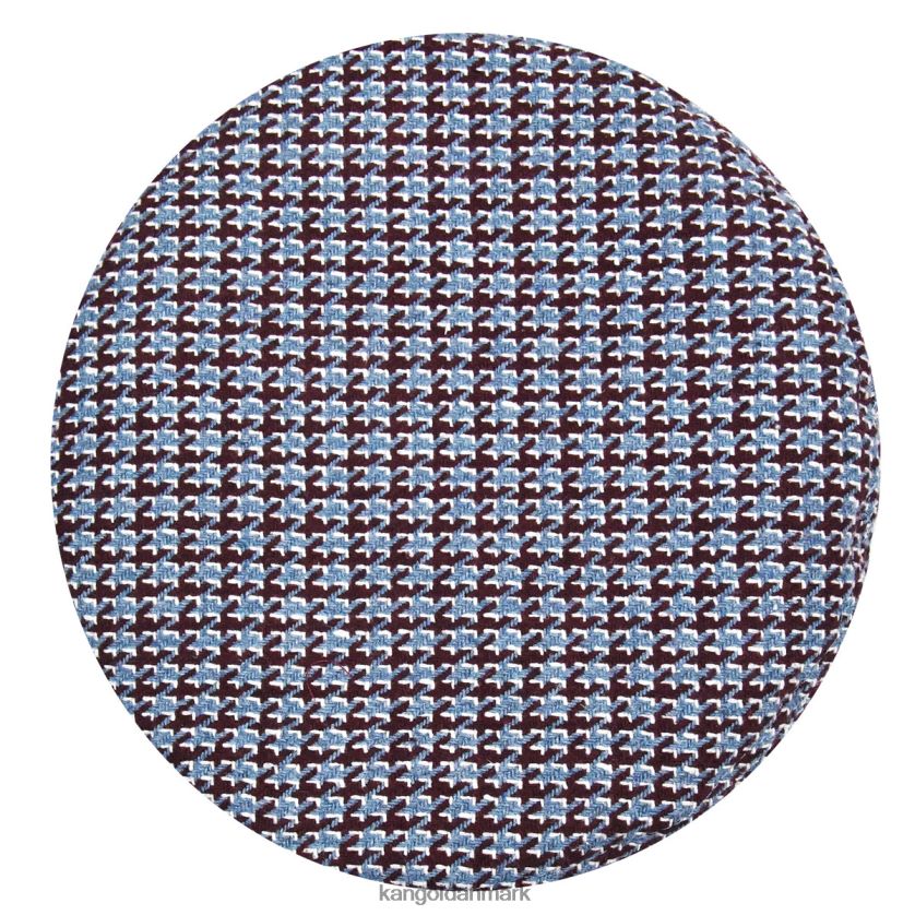 Kangol Danmark - Kangol unisex rødbrun/blå tandgitter baret tilbehør 84N208425