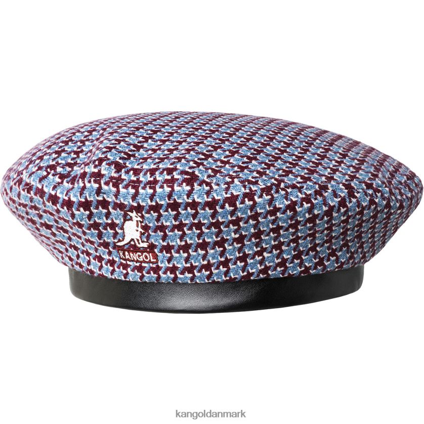 Kangol Danmark - Kangol unisex rødbrun/blå tandgitter baret tilbehør 84N208425